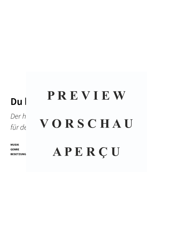 Produktgalerie: Seite 3 von 11 Du bist wunderbar! - Der herzlichste Knef-Song für dein Holzbläserquartett, , Holzbläser Quartett