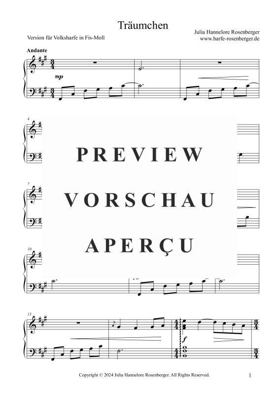 gallery: Träumchen, , (Folk harp solo)