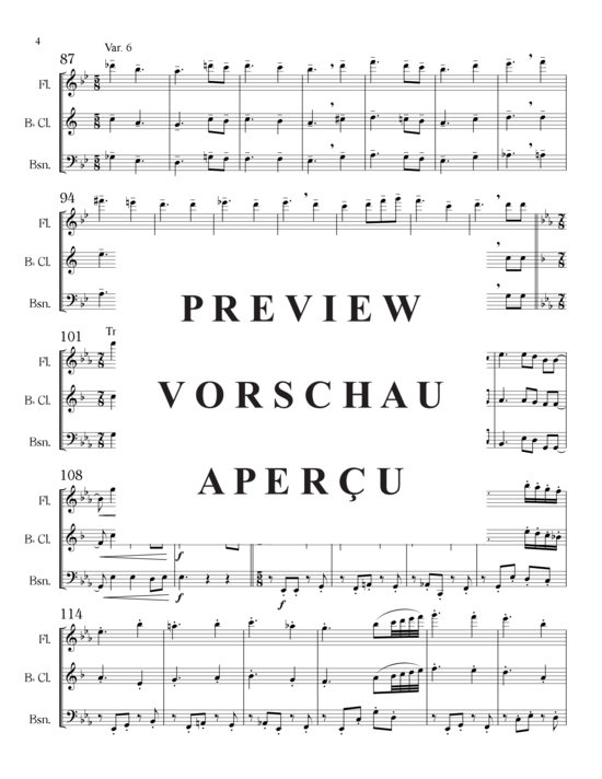 Product gallery: Page 5 of 17 Hymnal Variations , , (flute, clarinet, bassoon)