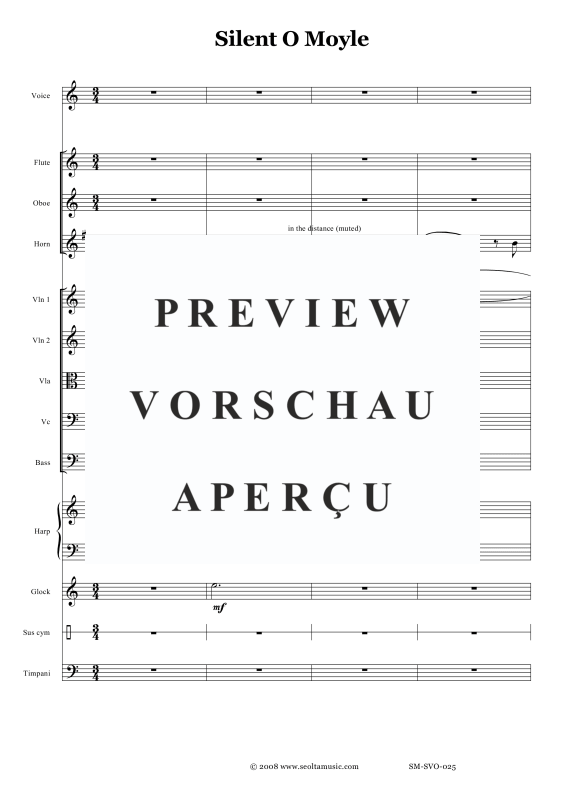 Produktgalerie: Seite 4 von 11 Silent O Moyle, , Solo Gesang und kleines Orchester