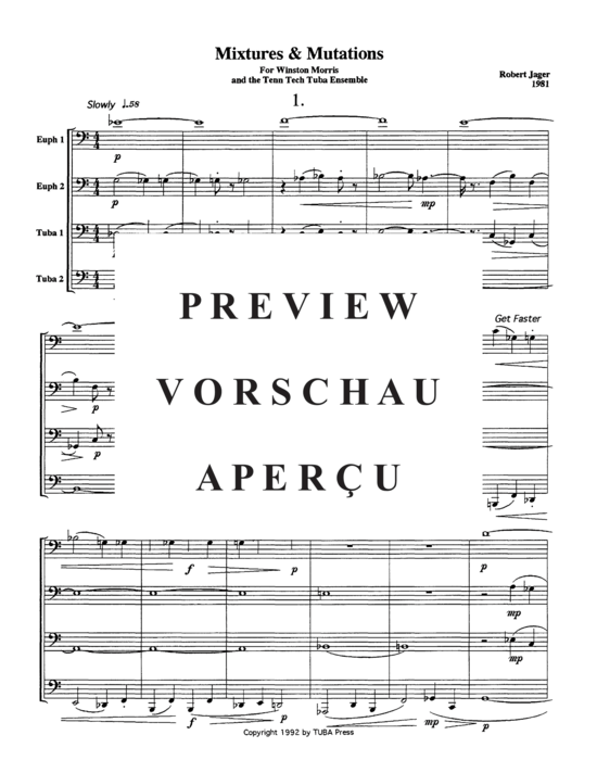 Product gallery: Page 3 of 21 Mixtures and Mutations , , (Tuba Quartett EETT)