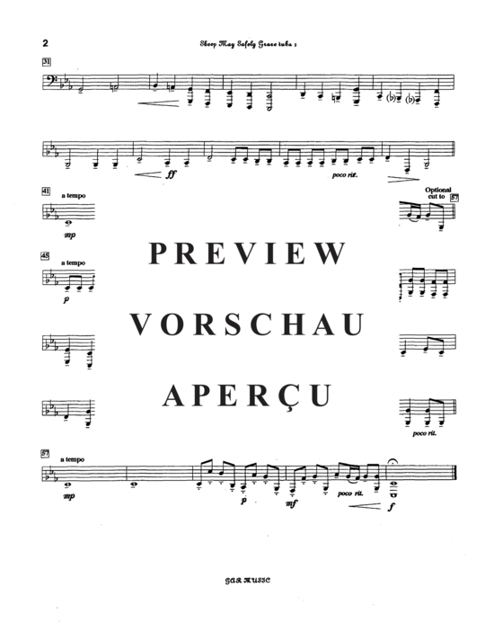 Product gallery: Page 19 of 19 Sheep May Safely Graze , , (Tuba Quartett EETT)