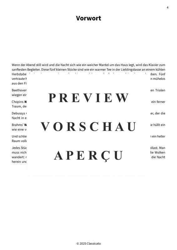 gallery: Träumerische Nachtstücke - Vereinfachte Klavierstücke für innere Ruhe, , Klavier Solo