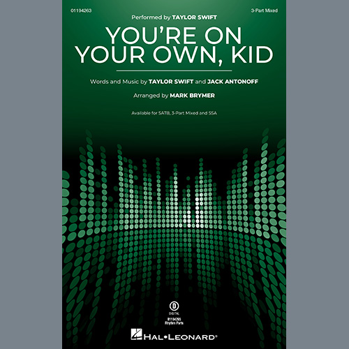 Product picture to: You're On Your Own, Kid (arr. Mark Brymer)