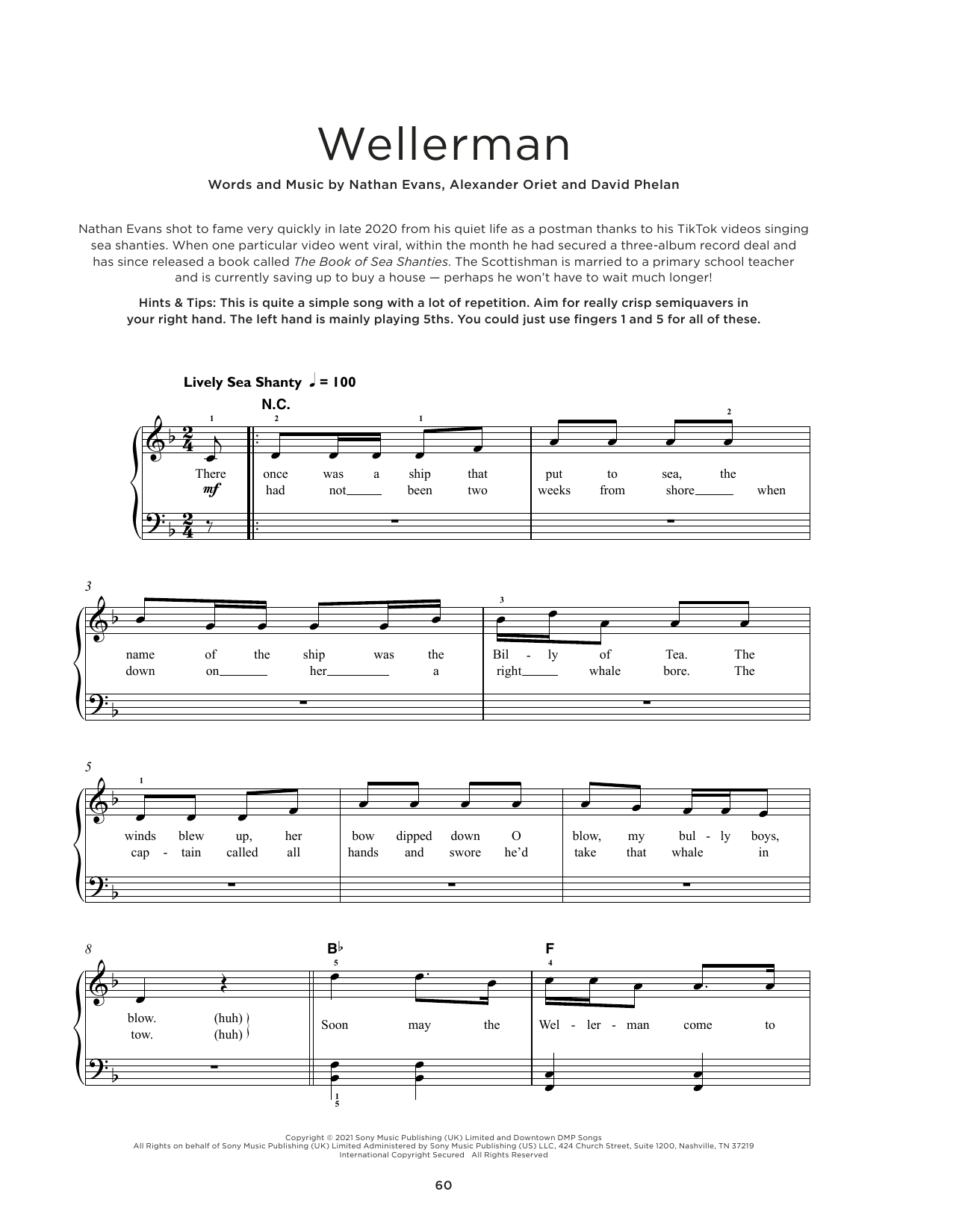 Produktgalerie: Seite 1 von 1 Wellerman, Nathan Evans, Klavier