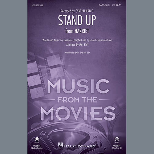 Product picture to: Stand Up (from Harriet) (arr. Mac Huff)