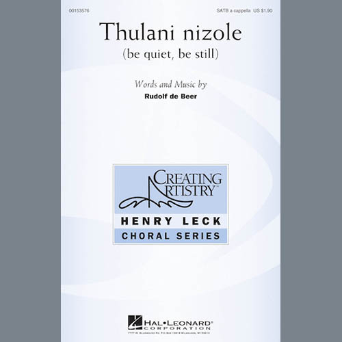 cover: Thulani Nizole, Rudolf de Beer, Chor