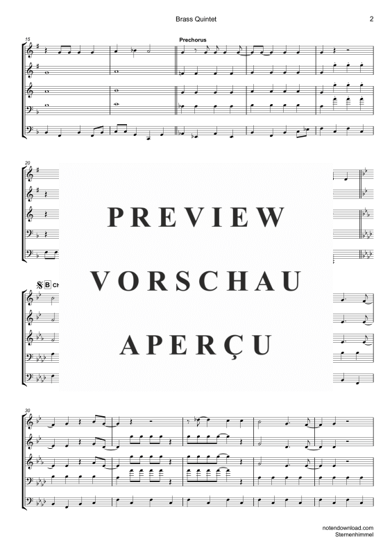gallery: Sternenhimmel, Kah, Hubert, (Blechbläser Quintett)