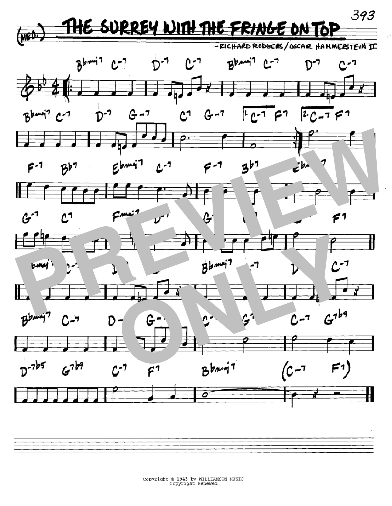 Produktgalerie: Seite 1 von 1 The Surrey With The Fringe On Top (from Oklahoma!), Rodgers & Hammerstein