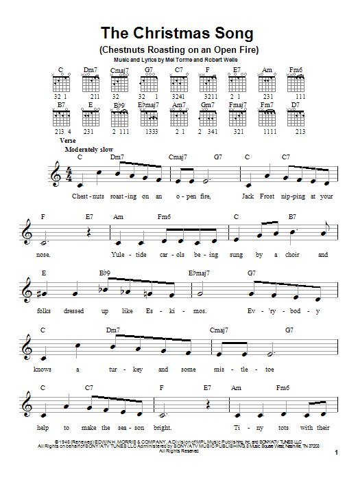 Product gallery: Page 1 of 1 The Christmas Song (Chestnuts Roasting On An Open Fire), Mel Torme