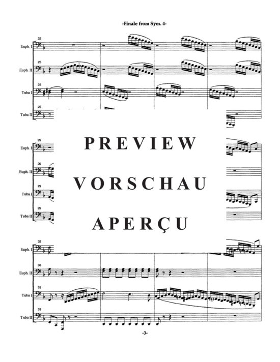 gallery: Finale from Symphony No. 4 , , (Tuba Quartett EETT)