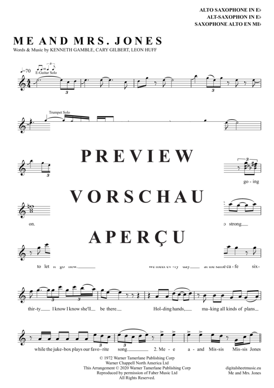 Product gallery: Page 2 of 4 Me And Mrs Jones , Paul, Billy, Alto Saxophone