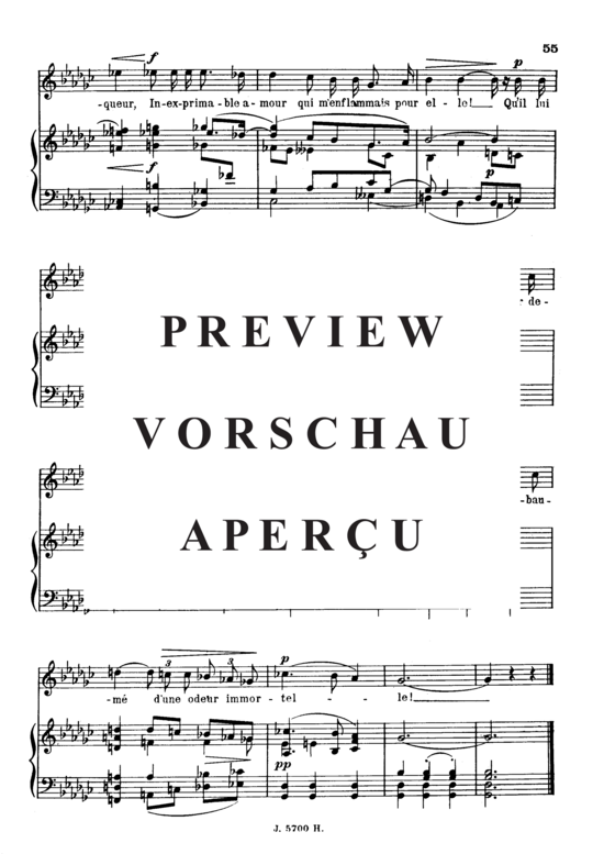 Product gallery: Page 4 of 4 Le parfum impérissable Op.76 No.1, , High Voice and Piano
