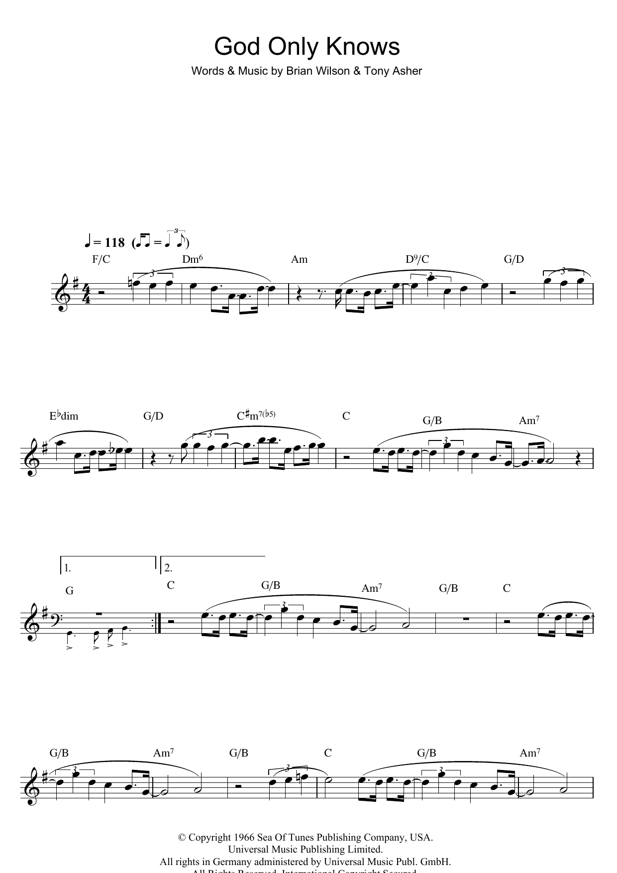 Product gallery: Page 1 of 1 God Only Knows, The Beach Boys