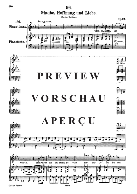 Product gallery: Page 2 of 5 Glaube, Hoffnung und Liebe D.939, , High Voice and Piano