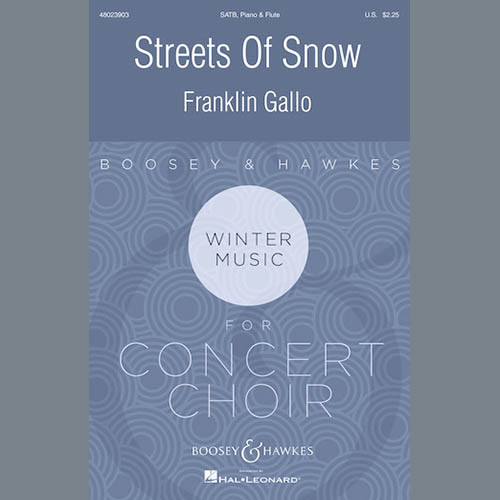 cover: Streets Of Snow, Franklin Gallo, Chor