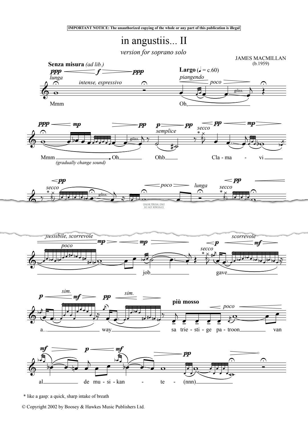 Produktgalerie: Seite 1 von 1 in angustiis ... II, James MacMillan, Gesang