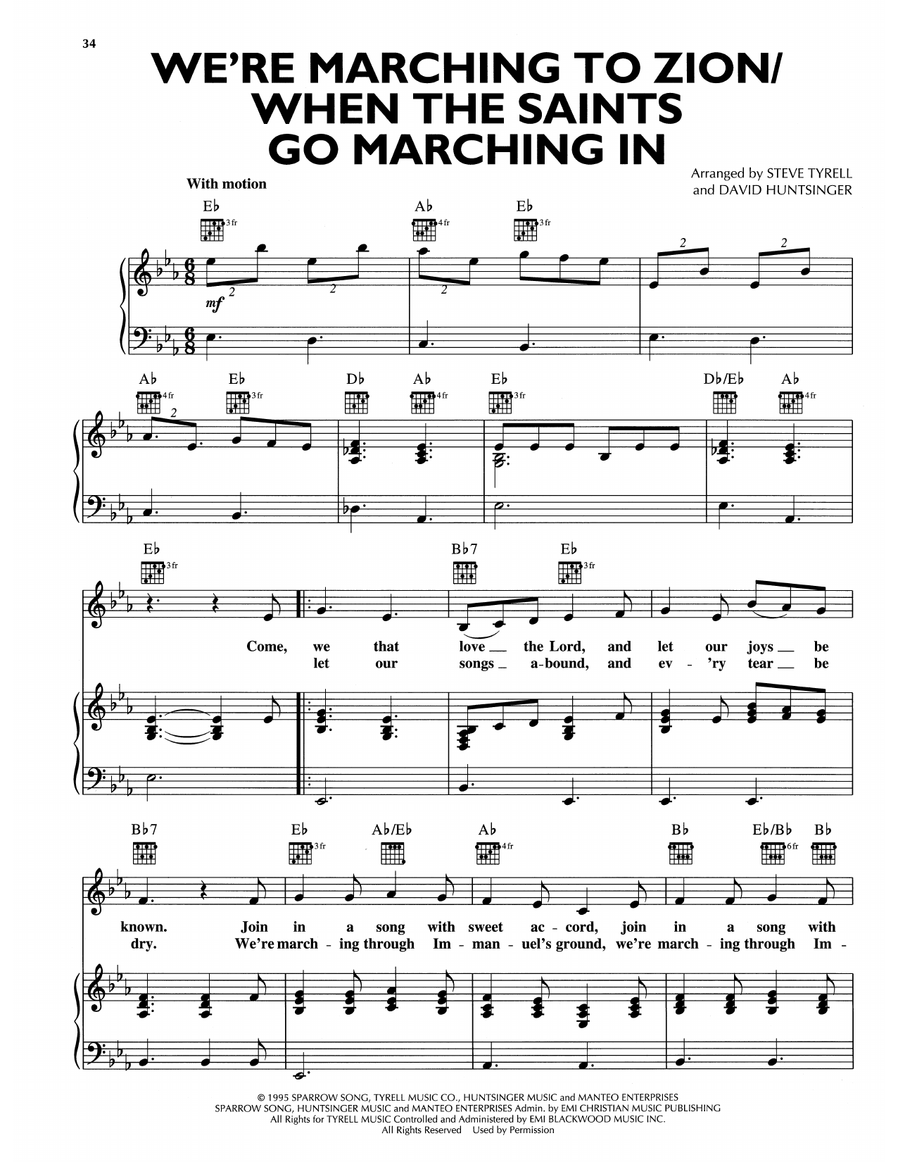 Produktbild zu: We're Marching To Zion/When The Saints Go Marching In