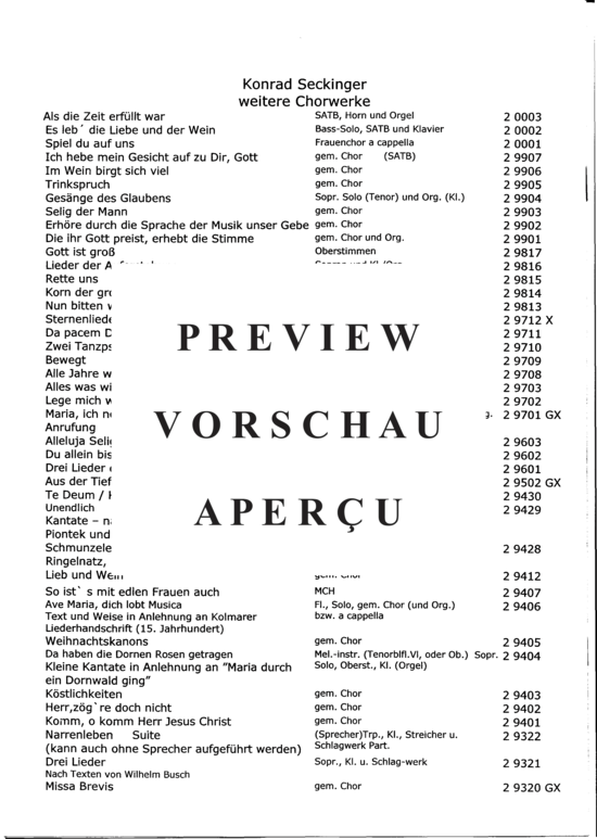 Product gallery: Page 19 of 19 Es leb' die Liebe und der Wein , , (bass solo, mixed choir + piano)