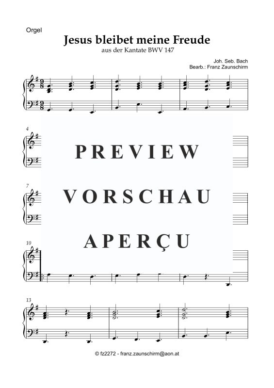 Produktgalerie: Seite 6 von 8 Jesus bleibet meine Freude, , Tuba und Orgel