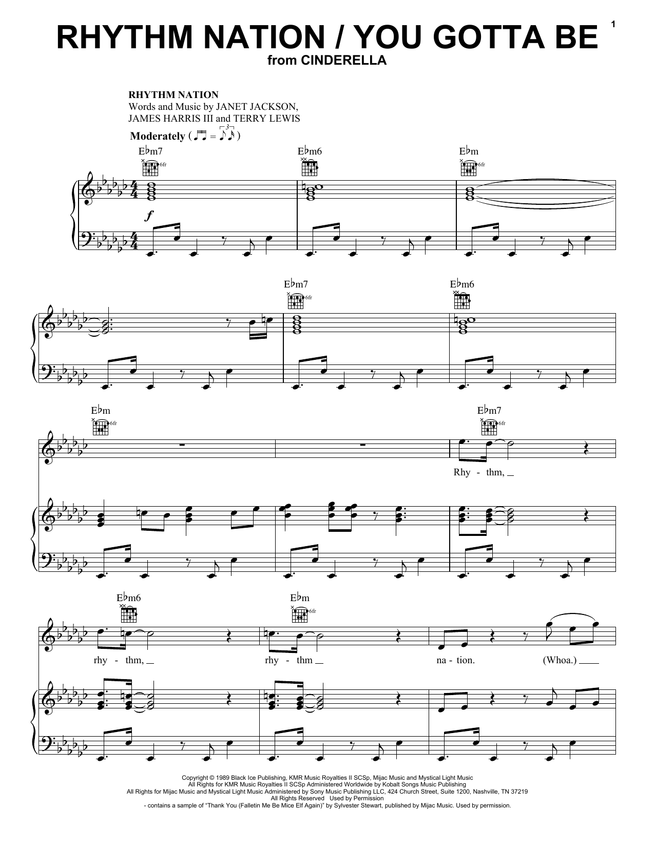 Product picture to: Rhythm Nation / You Gotta Be (from the Amazon Original Movie Cinderella)