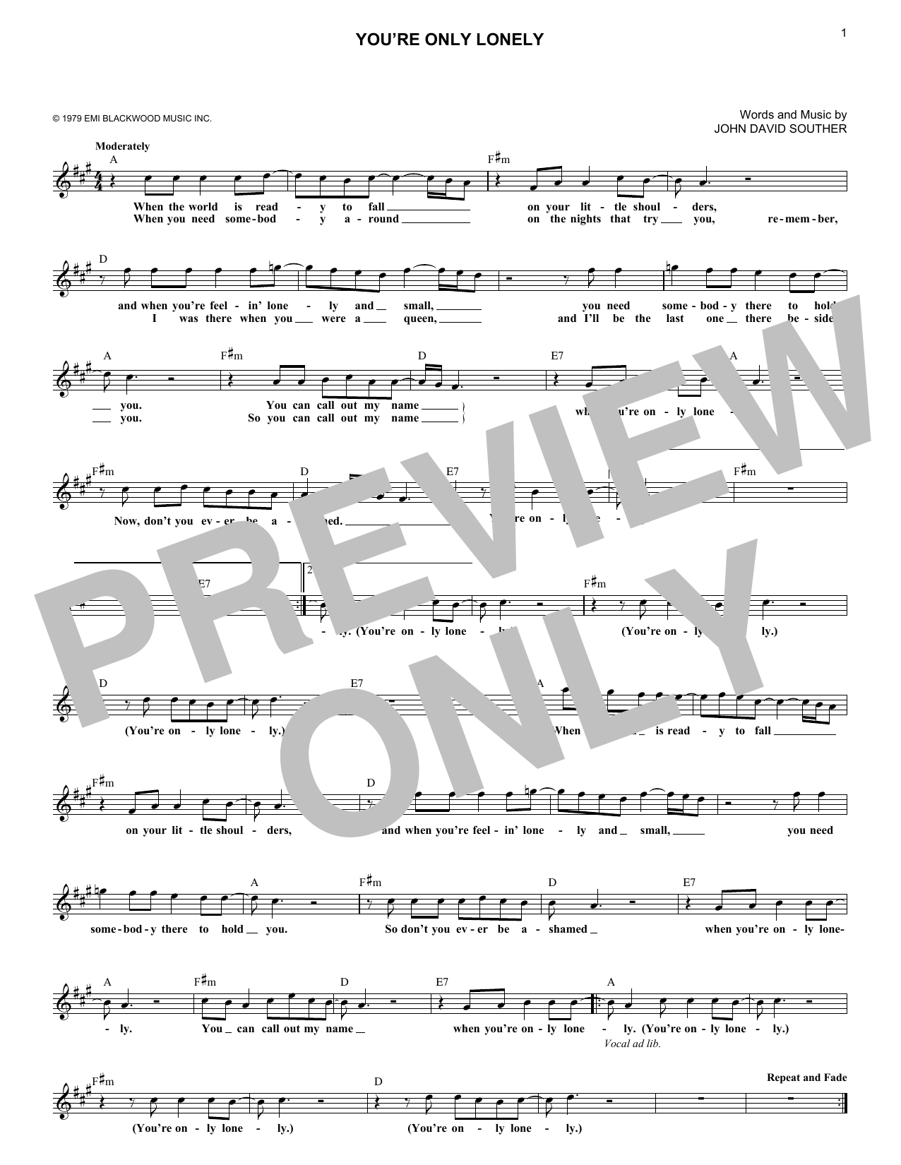 Produktbild zu: You're Only Lonely