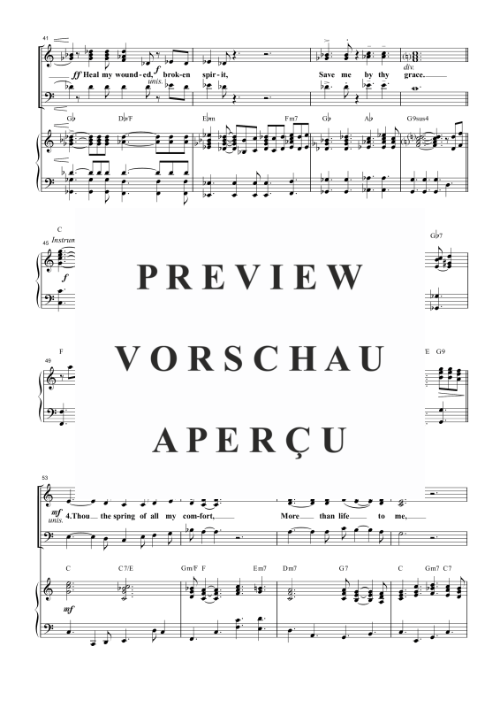 Produktgalerie: Seite 9 von 10 Pass Me Not, , Gemischter Chor SAB, Solo und Klavier