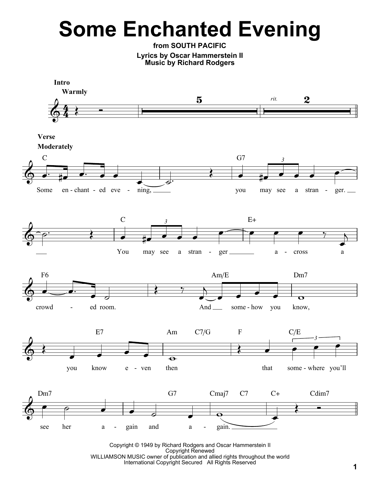 Produktbild zu: Some Enchanted Evening