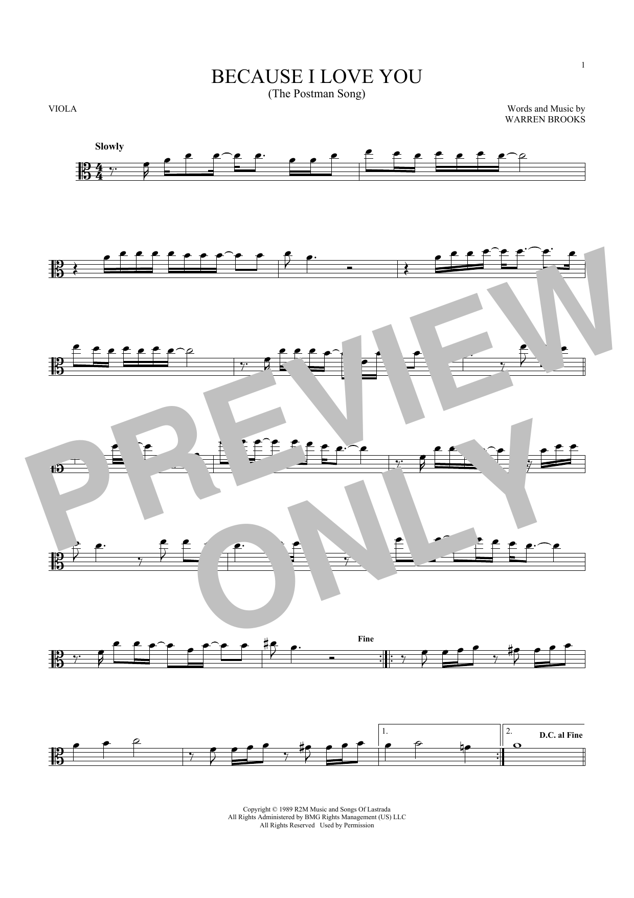 Product gallery: Page 1 of 1 Because I Love You (The Postman Song), Stevie B