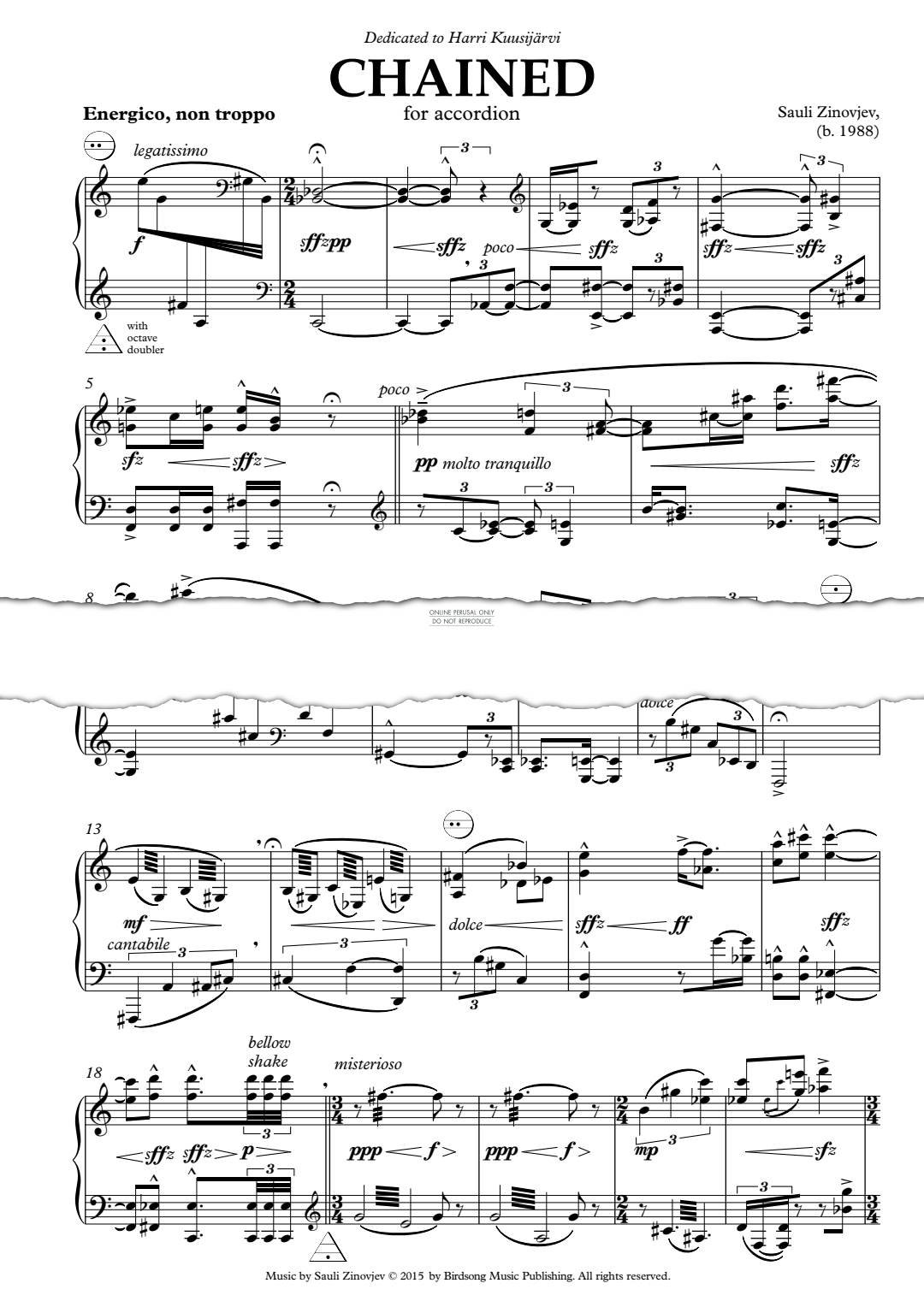 Product gallery: Page 1 of 1 Chained, Sauli Zinovjev