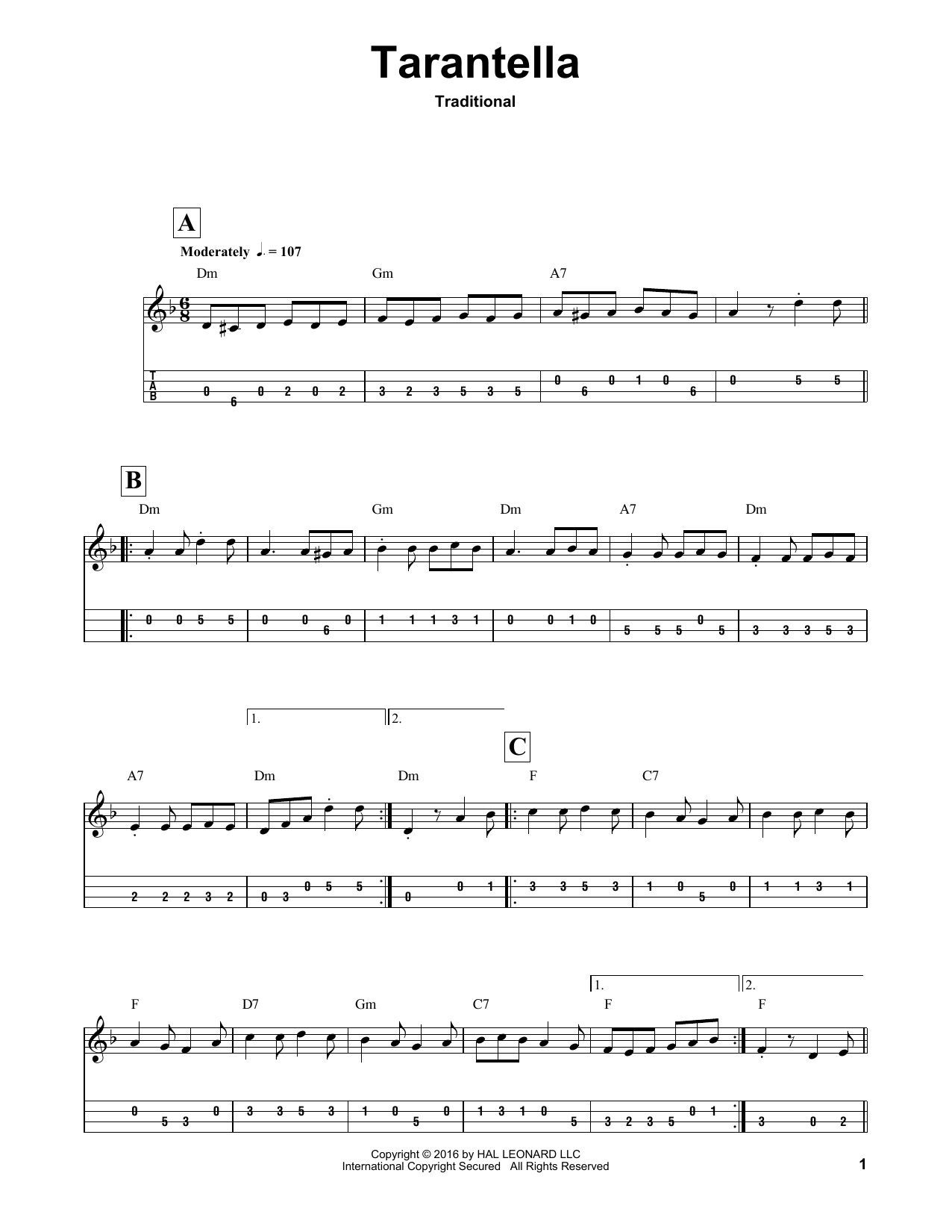 Produktgalerie: Seite 1 von 1 Tarantella, Traditional