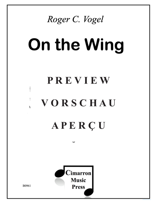 Product gallery: Page 2 of 21 On the Wing , , (violin, alto saxophone and piano)