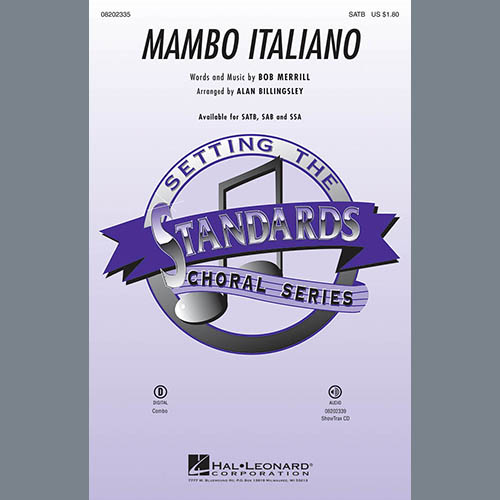 Product picture to: Mambo Italiano (arr. Alan Billingsley)