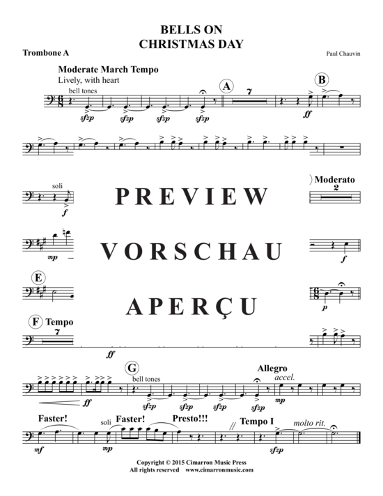 Produktgalerie: Seite 10 von 16 Bells on Christmas Day , , (Doppel Blechbläserquintett)