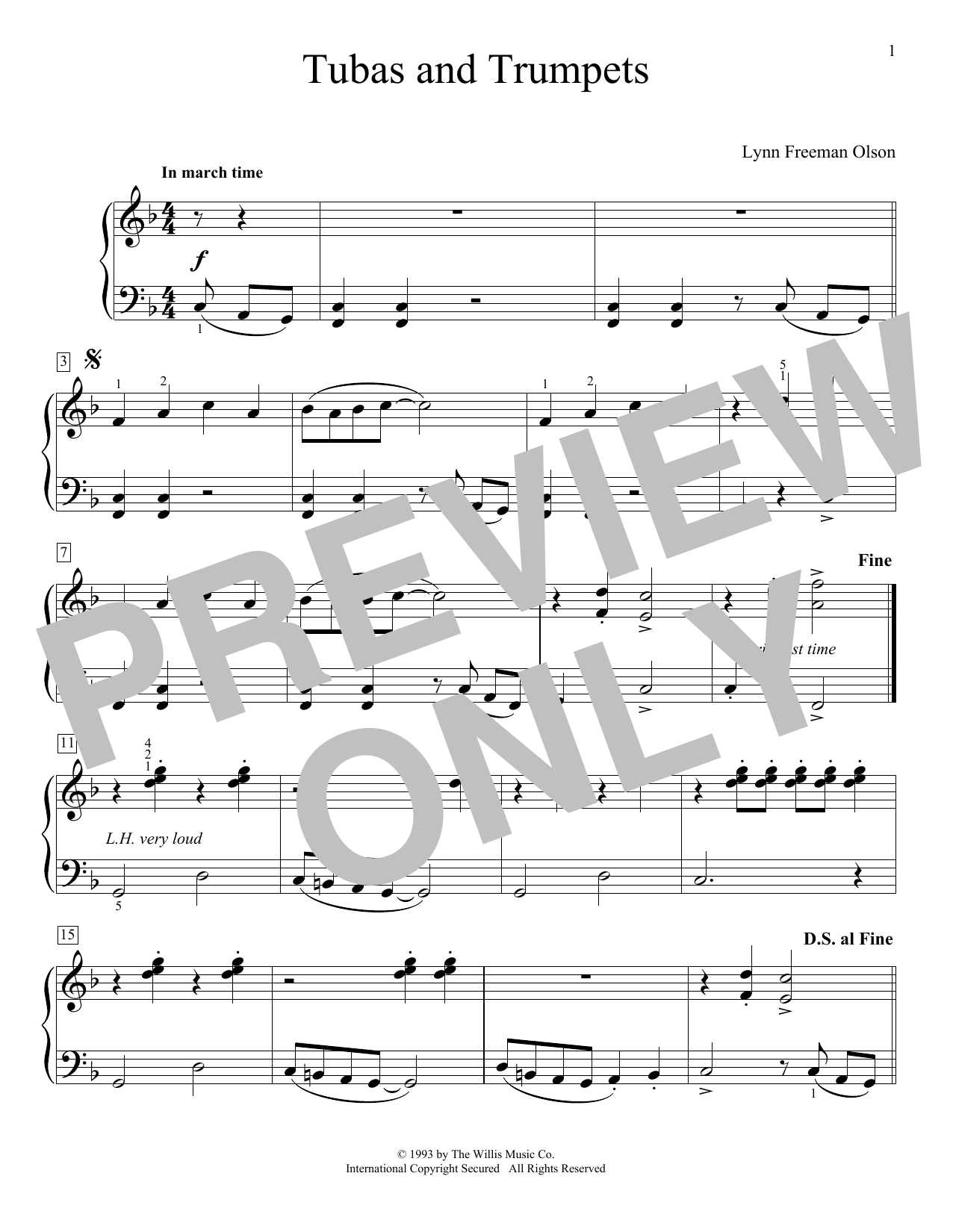 Produktgalerie: Seite 1 von 1 Tubas And Trumpets, Lynn Freeman Olson, Klavier