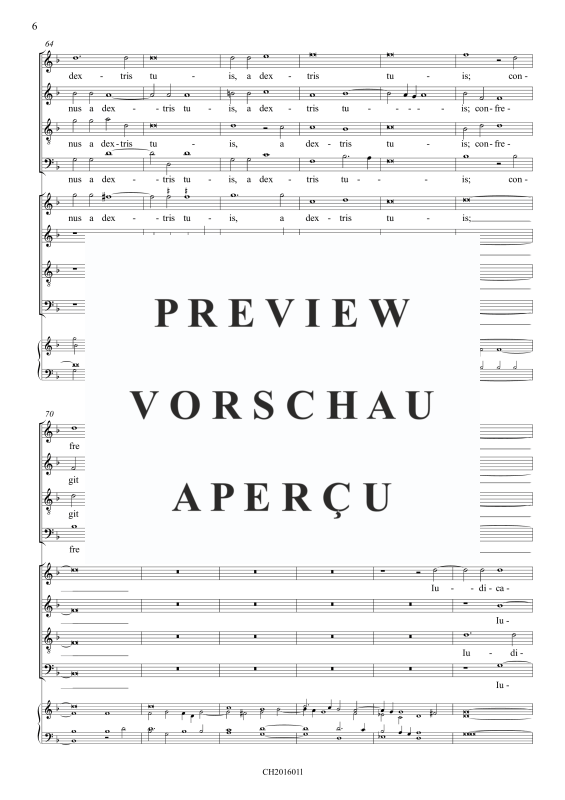 gallery: Dixit Dominus (Psalm 109), , Gemischter Chor 8-stimmig und BC