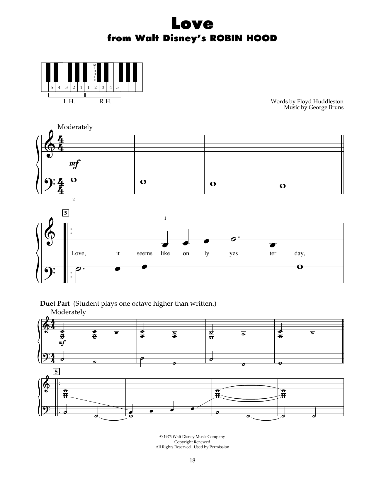 Produktbild zu: Love (from Robin Hood)