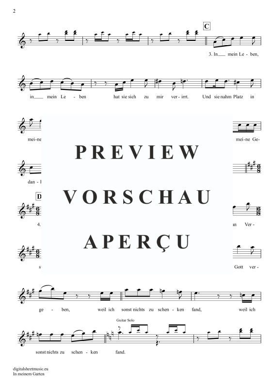 Produktgalerie: Seite 3 von 5 In Meinem Garten, Mey, Reinhard, Altsaxophon
