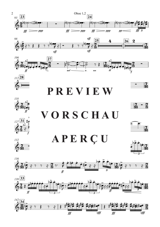 gallery: Sensemaya , , (Oboe 1,2)