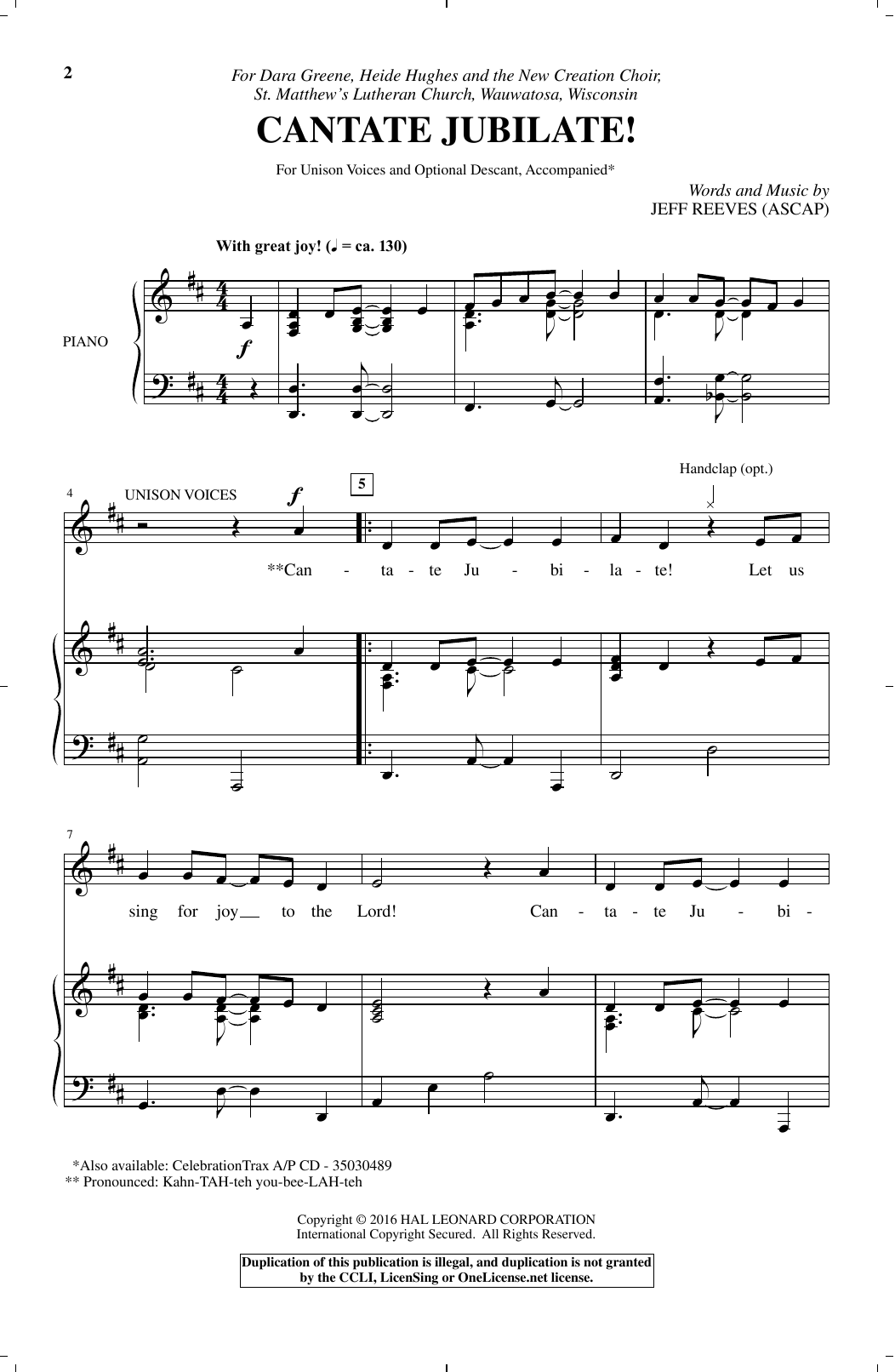 Product picture to: Cantate Jubilate!