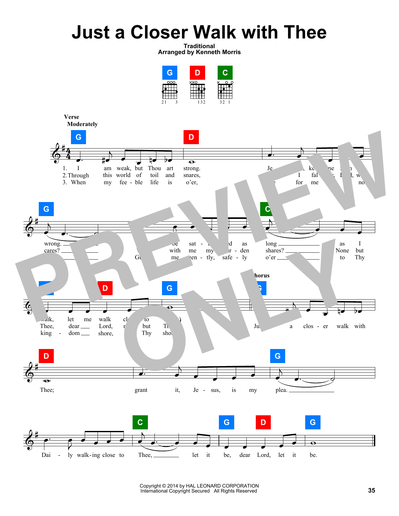 Produktgalerie: Seite 1 von 1 Just A Closer Walk With Thee, Traditional