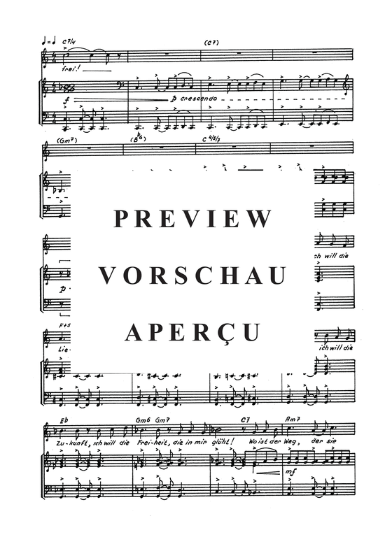 Product gallery: Page 6 of 6 Ich will das Leben , , Piano and Voice