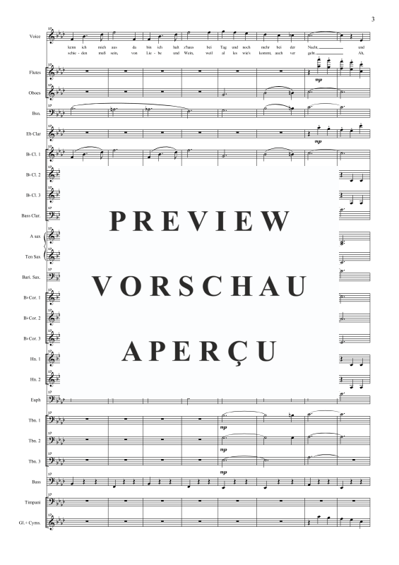 Product gallery: Page 6 of 11 Vienna, City of my Dreams, , Solo Voice and Concert Band