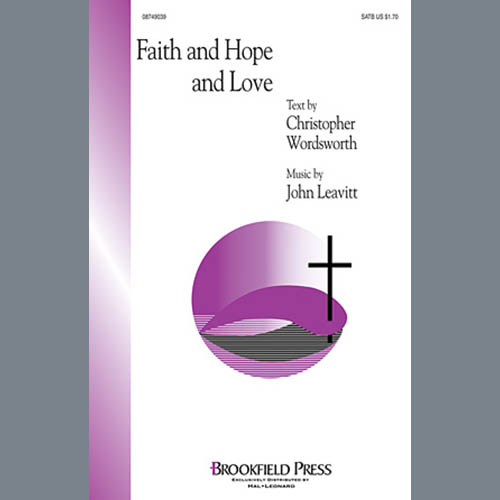 cover: Faith And Hope And Love, John Leavitt, Chor