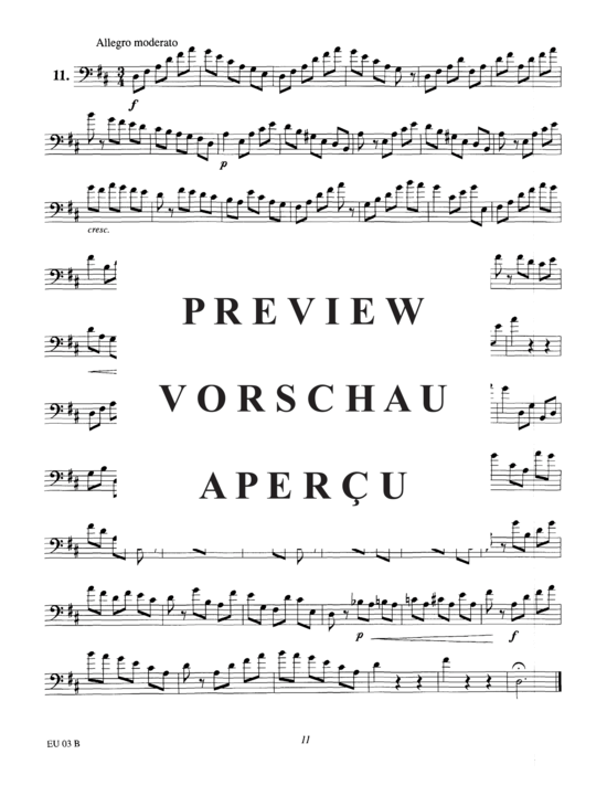 Product gallery: Page 14 of 21 Etudes for Euphonium, Vol. 3 , , (Euphonium Solo)