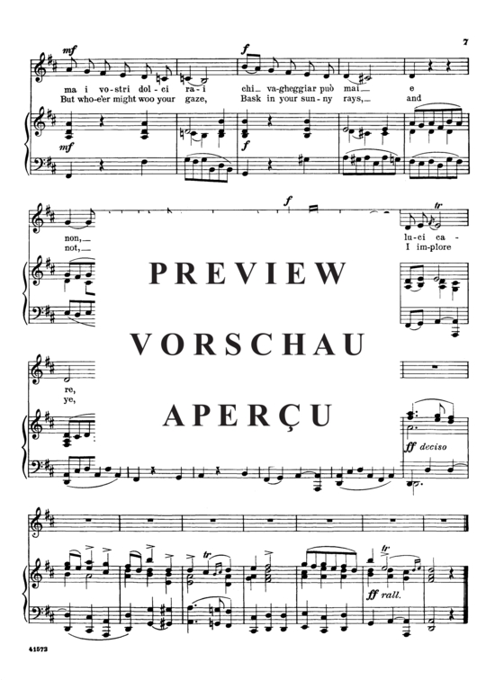 Product gallery: Page 6 of 6 Per la gloria d'adorarvi, Parisotti, Alessandro, Low Voice and Piano