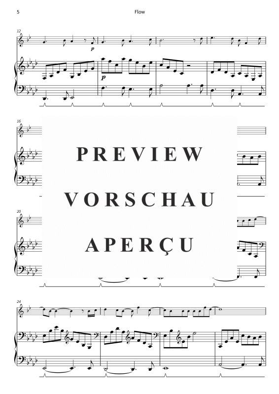 gallery: Flow - Gentle Melodies for Weddings, Church, and Other Occasions, , Trompete in B und Klavier