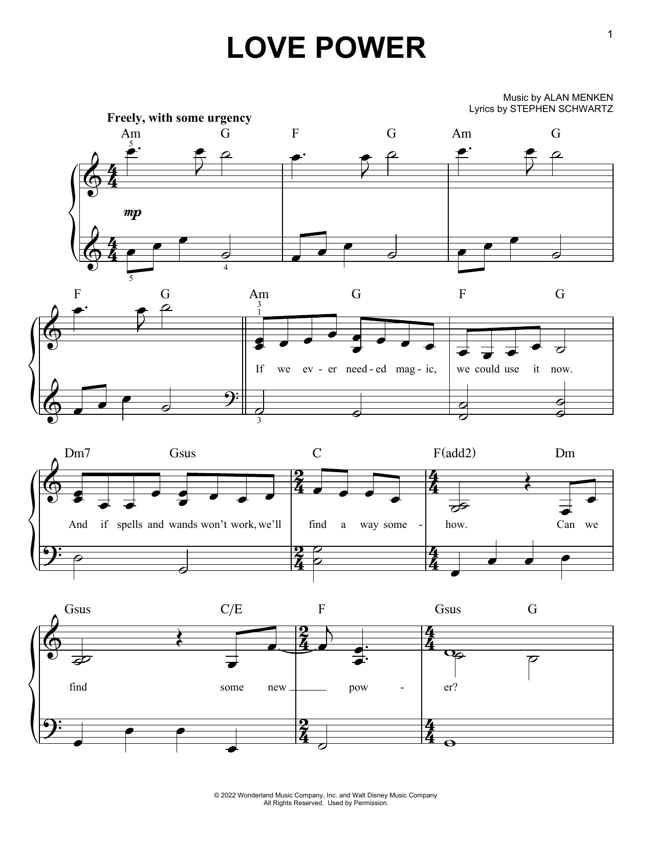 Produktbild zu: Love Power (from Disenchanted)