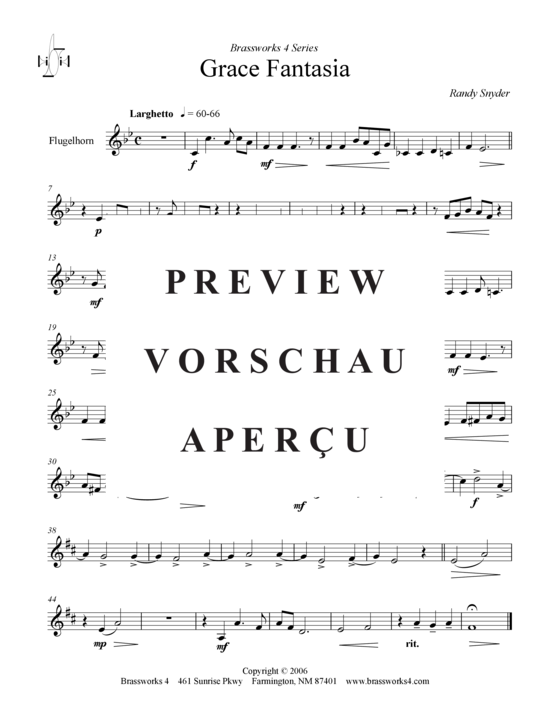 Produktgalerie: Seite 6 von 9 Grace Fantasia, , (2xTrompete in B, Horn in F, Posaune)