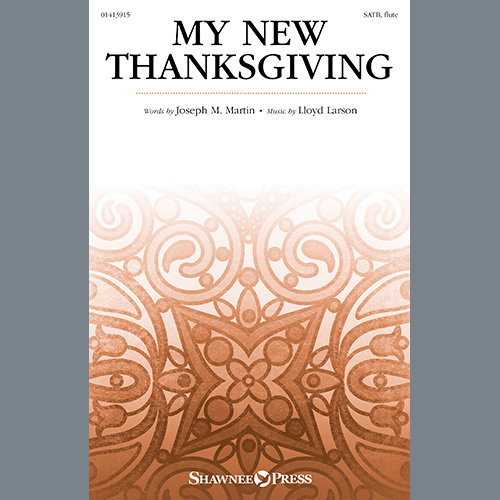 cover: My New Thanksgiving, Joseph M. Martin and Lloyd Larson, Chor